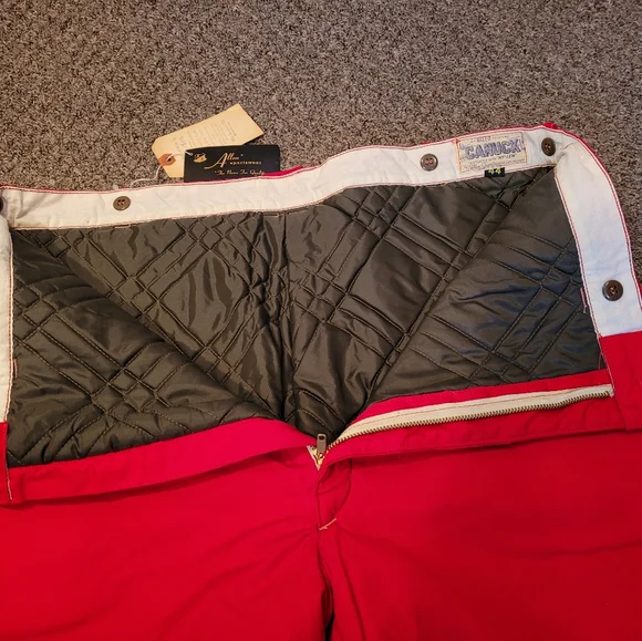 1940's 50's Red Allen Sportswear Canuck Ski Snow Pants